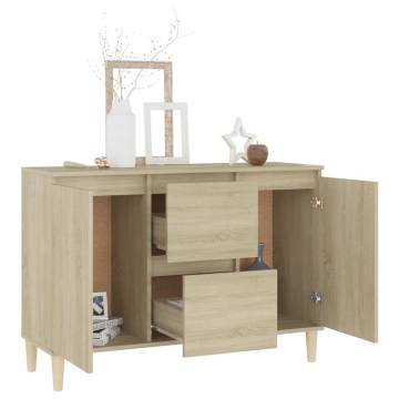 Sideboard Sonoma Oak 103.5x35x70 cm Engineered Wood