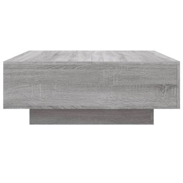 Coffee Table Grey Sonoma 80x80x31 cm Engineered Wood