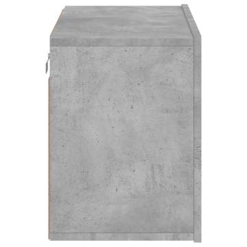 TV Cabinet Wall-mounted Concrete Grey 60x30x41 cm