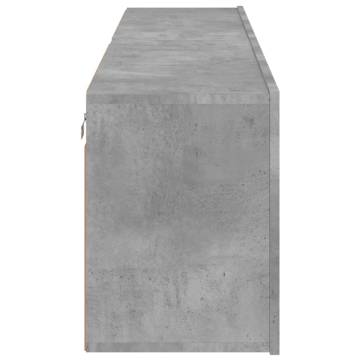 TV Cabinets Wall-mounted 2 pcs Concrete Grey 80x30x41 cm