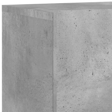 TV Cabinets Wall-mounted 2 pcs Concrete Grey 80x30x41 cm