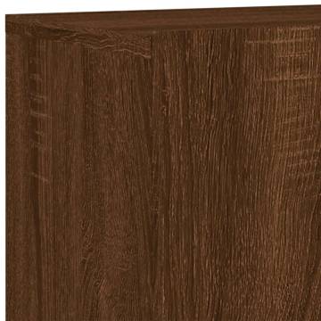 TV Cabinets Wall-mounted 2 pcs Brown Oak 80x30x41 cm