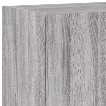 6 Piece TV Wall Units Grey Sonoma Engineered Wood