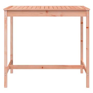 Garden Table 121x82.5x110 cm Solid Wood Douglas