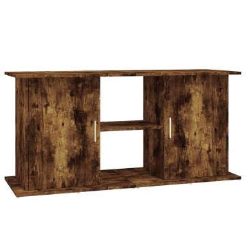 Aquarium Stand Smoked Oak 121x41x58 cm Engineered Wood