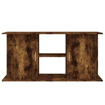 Aquarium Stand Smoked Oak 121x41x58 cm Engineered Wood