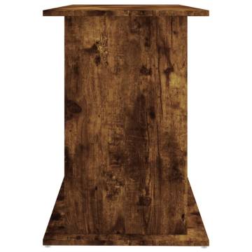 Aquarium Stand Smoked Oak 121x41x58 cm Engineered Wood