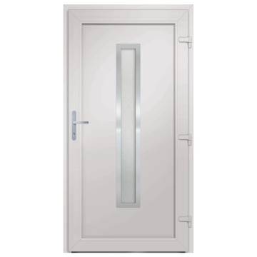 Front Door Anthracite 98x200 cm PVC