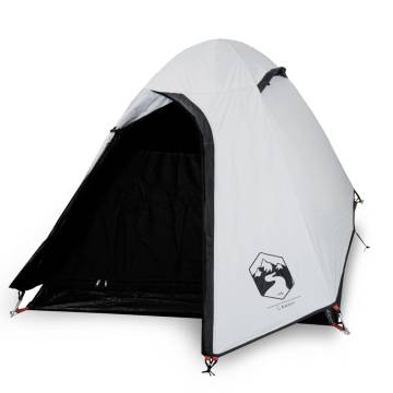 Camping Tent 2-Person White Blackout Fabric Waterproof