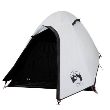 Camping Tent 2-Person White Blackout Fabric Waterproof