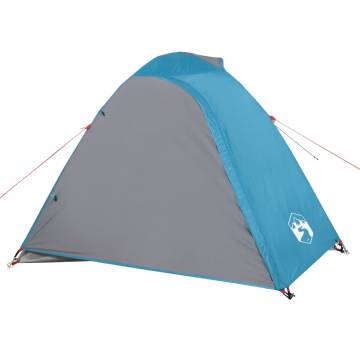 Camping Tent 2-Person Blue Waterproof