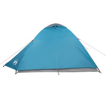 Camping Tent 2-Person Blue Waterproof