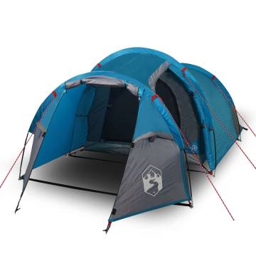 Camping Tent 2-Person Blue Waterproof