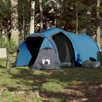 Camping Tent 2-Person Blue Waterproof