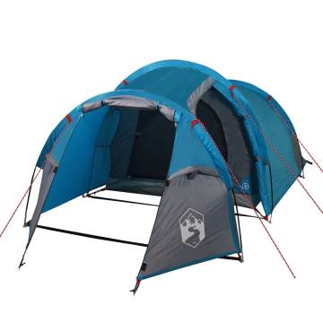 Camping Tent 2-Person Blue Waterproof