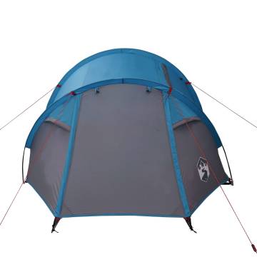 Camping Tent 2-Person Blue Waterproof