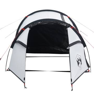 Camping Tent 3-Person White Blackout Fabric Waterproof