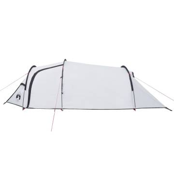 Camping Tent 3-Person White Blackout Fabric Waterproof