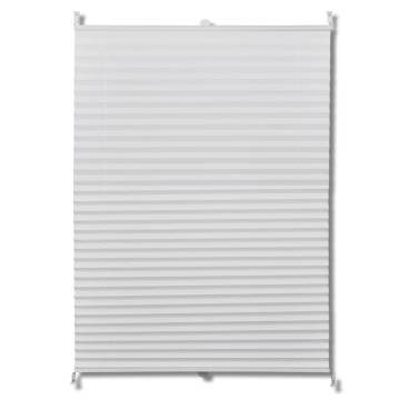 Plisse Blind 110x150cm White Pleated Blind