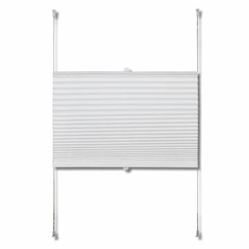 Plisse Blind 110x150cm White Pleated Blind