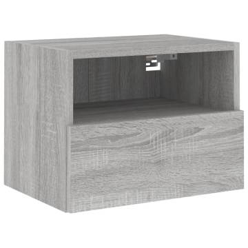 5 Piece TV Wall Units Grey Sonoma Engineered Wood