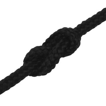 Work Rope Black 2 mm 250 m Polyester