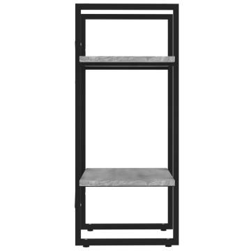 2-Tier Book Cabinet Grey Sonoma 40x30x70 cm Engineered Wood