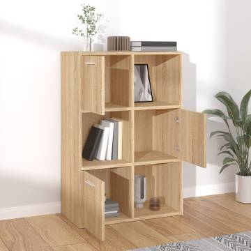 Storage Cabinet Sonoma Oak 60x29.5x90 cm Engineered Wood