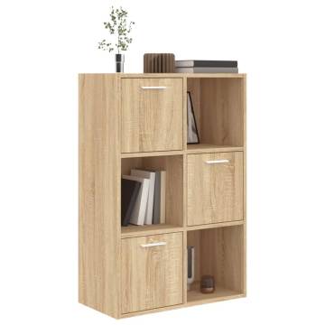 Storage Cabinet Sonoma Oak 60x29.5x90 cm Engineered Wood