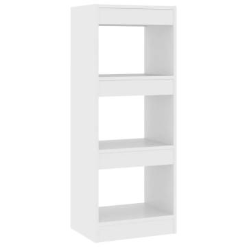 Book Cabinet/Room Divider White 40x30x103 cm Engineered Wood