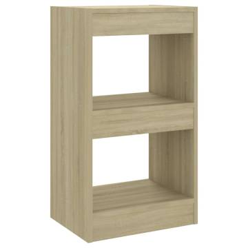 Book Cabinet/Room Divider Sonoma Oak 40x30x72 cm