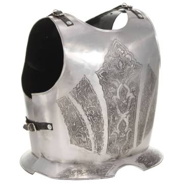 Medieval Knight Body Armour Cuirass Replica LARP Silver Steel