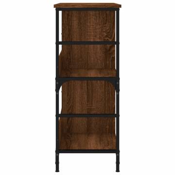 Bookshelf Brown Oak 78.5x33x82 cm Engineered Wood