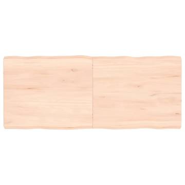 Table Top 120x50x(2-6) cm Untreated Solid Wood Live Edge