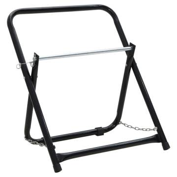 Hose Reel Cart 48 cm 45 kg Black Powder-coated Steel