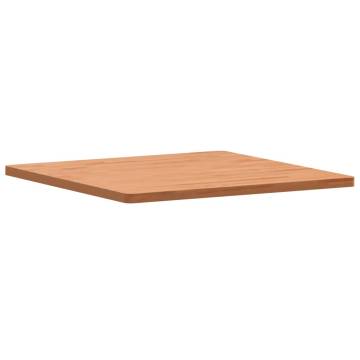 Table Top 70x70x2.5 cm Square Solid Wood Beech