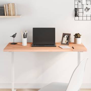 Desk Top 100x50x2.5 cm Solid Wood Beech