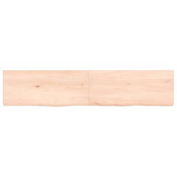 Bathroom Countertop 140x30x(2-4) cm Untreated Solid Wood