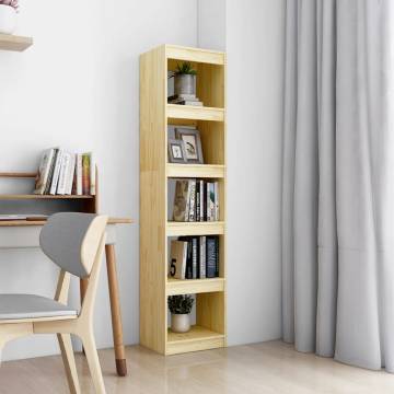 Book Cabinet/Room Divider 40x30x167.5 cm Solid Pinewood