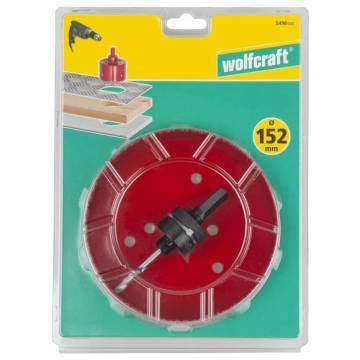 wolfcraft Hole Saw 152 mm Bi-Metal Red 5498000