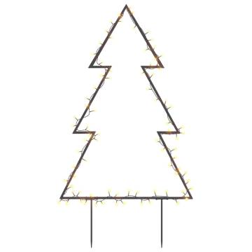 Christmas Light Decoration with Spikes Tree 80 LEDs 60 cm