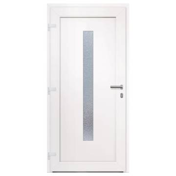 Front Door Anthracite 98x208 cm PVC