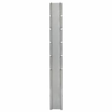 Garden Fence Posts 30 pcs Silver 160 cm Galvanised Steel