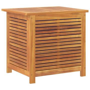 Garden Storage Box with Louver 60x50x56 cm Solid Wood Acacia