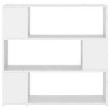 Book Cabinet Room Divider White 100x24x94 cm