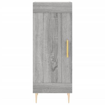 Sideboard Grey Sonoma 34.5x34x90 cm Engineered Wood