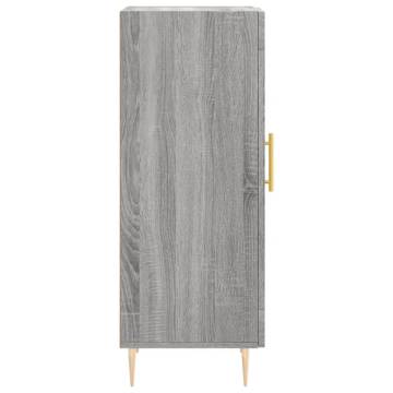 Sideboard Grey Sonoma 34.5x34x90 cm Engineered Wood