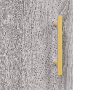 Sideboard Grey Sonoma 34.5x34x90 cm Engineered Wood