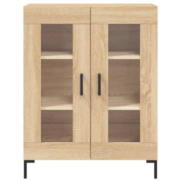 Highboard Sonoma Oak 69.5x34x180 cm Engineered Wood