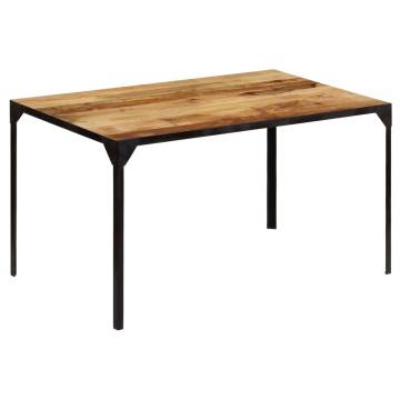 Dining Table 140x80x76 cm Solid Mango Wood